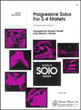 PROGRESSIVE SOLOS FOR 3- 4 MALLETS cover